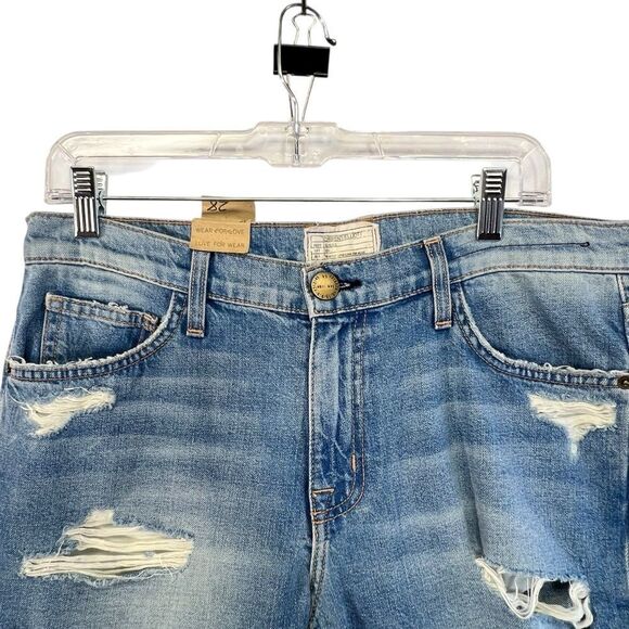 Current Elliott NWT the fling straight jeans 28 distressed - Picture 7 of 14